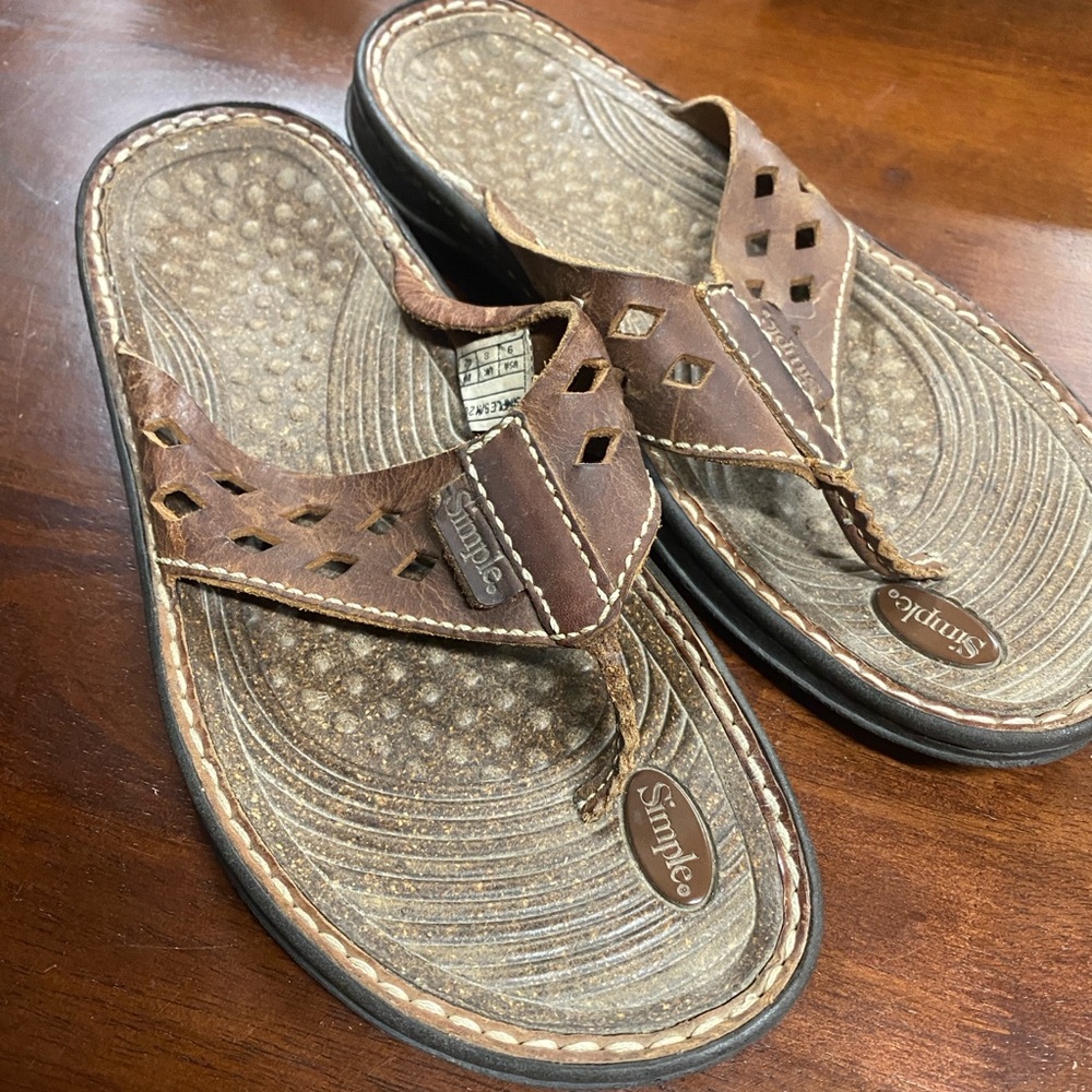 Simple Leather Sandals